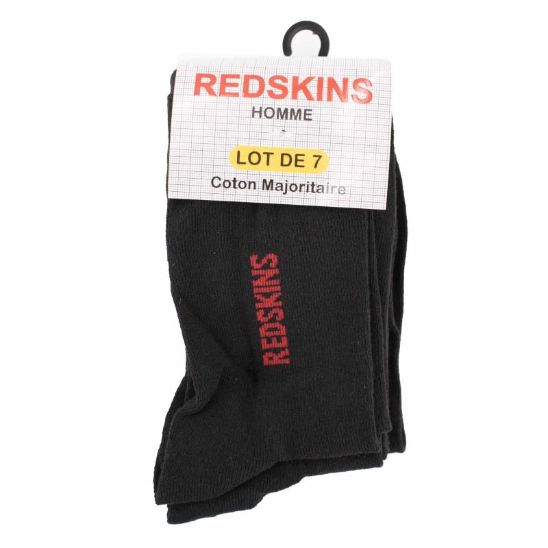 

Набор из 7 мужских хлопковых носков стрейч REDSKINS.