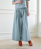 LBYL Blue Wide Pintuck Long Pants