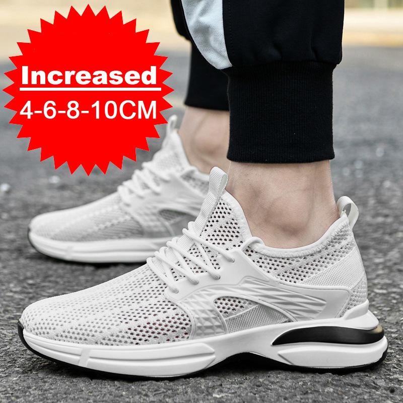Zapatos Elevadores para Hombre 2026 Tacones Ocultos Zapatos Transpirables para Aumentar la Altura para Hombre Plantilla Aumentadora de Altura Opcional 10 8 6CM