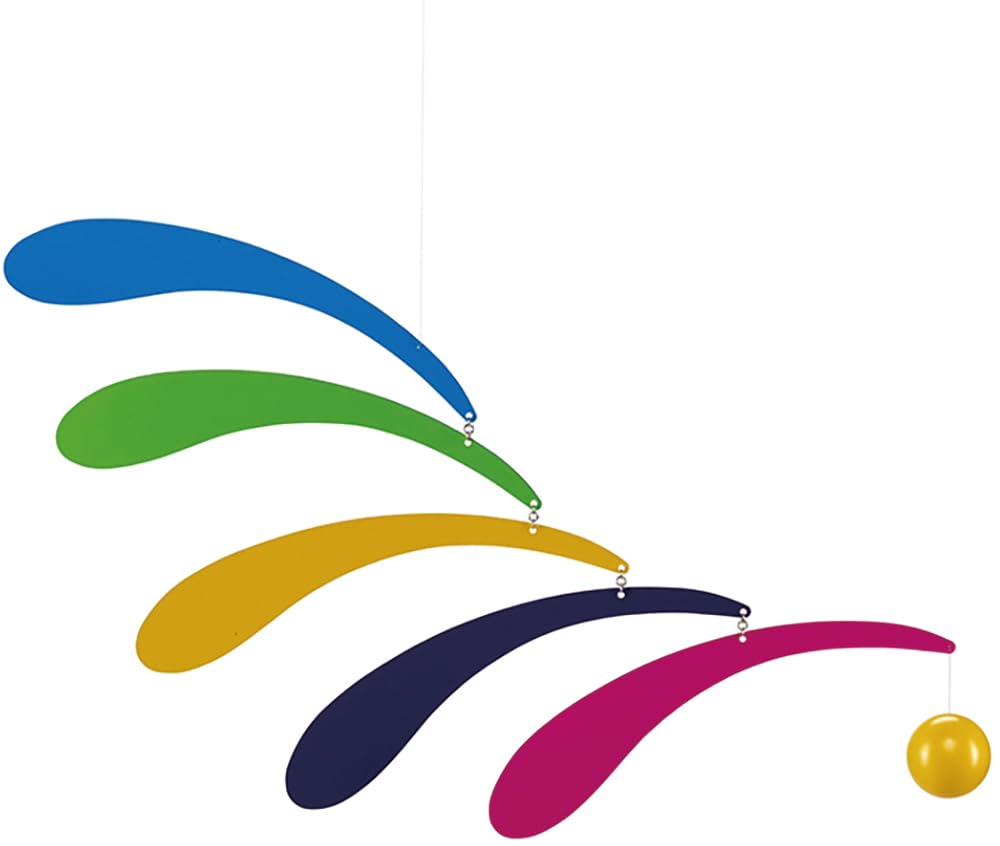 

Mobile Flowing Rhythm Rainbow Multicolor 300 x 450mm FSM130005 P.O.S