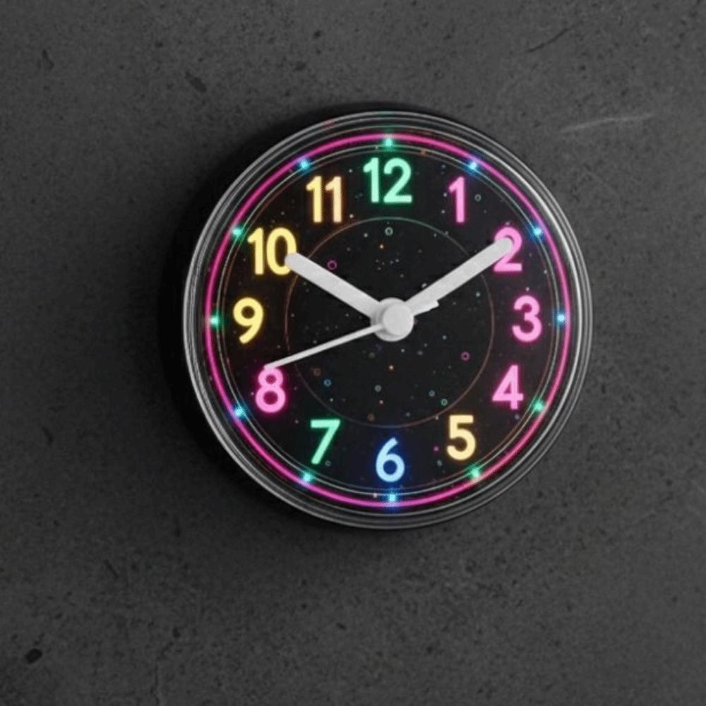 Waterproof Wall Clock Suction Cup Quartz Clock Modern Design Bathroom Clock Living Room