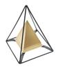 Piramid Gold Mit Eisen Cm 15X15X21