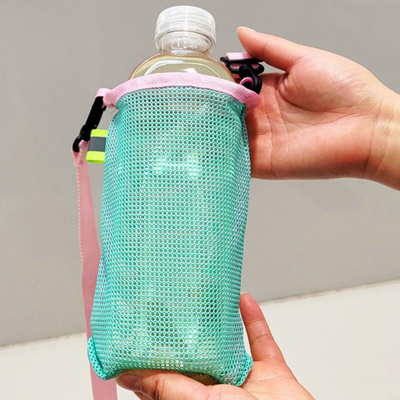 Porte-bouteille d'eau adapté aux enfants Sangle réglable ergonomique Nylon extérieur Manchon pour tasse/boisson Pour usage quotidien Y5GB