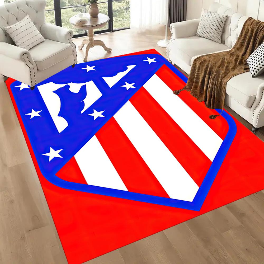 Atletico Madrid Floor Rug Office Rug Suitable For Decorate Room Balcony Foyer Hallway Antislip Carpet Anime Office Decor