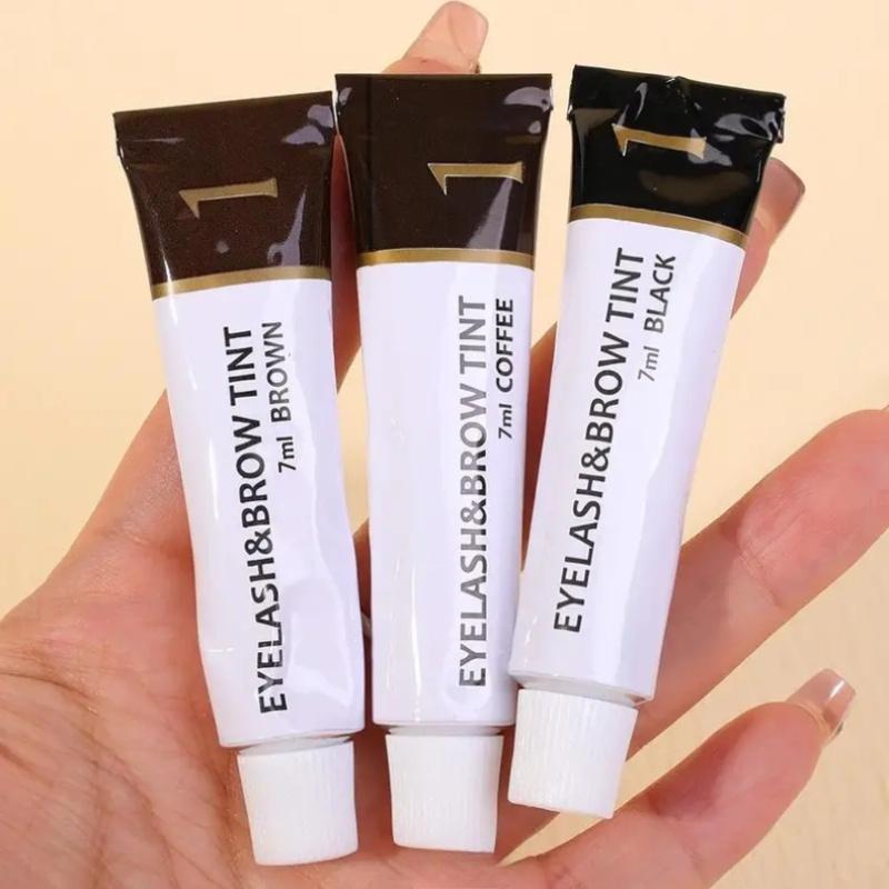 2 In 1 Eyelash and Eyebrow Tinting Kit, Professional Beauty Makeup Tool for Eyebrow and Eyelash Coloring, Suitable for Daily