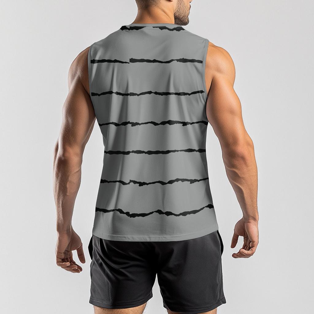 Men's Fashion Printed Sports Casual Sleeveless Vest
