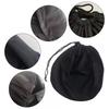 Helmet Bag Plush Soft Drawstring Pocket For Motorcycle Scooter Moped Bike Full Half Helmet Lid Protect Bag