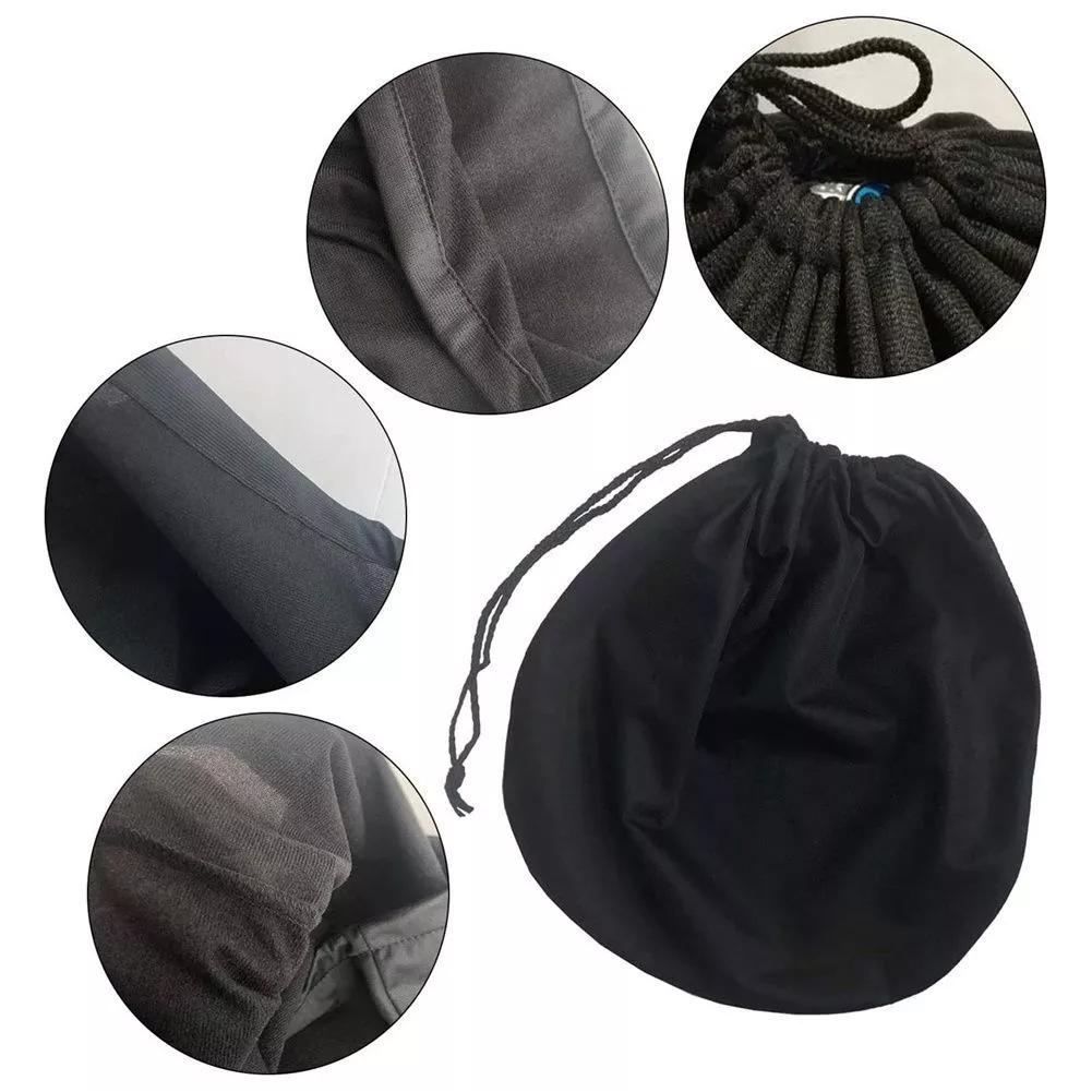 Helmet Bag Plush Soft Drawstring Pocket For Motorcycle Scooter Moped Bike Full Half Helmet Lid Protect Bag