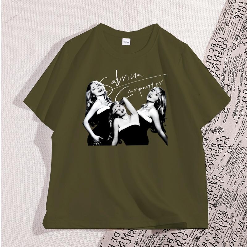 Sabrina Vintage Tshirt Y2k Unisexs Best Friend Carpenter Espresso T Shirt Casual Cotton Short Sleeve Round Neck Tshirt Clothes