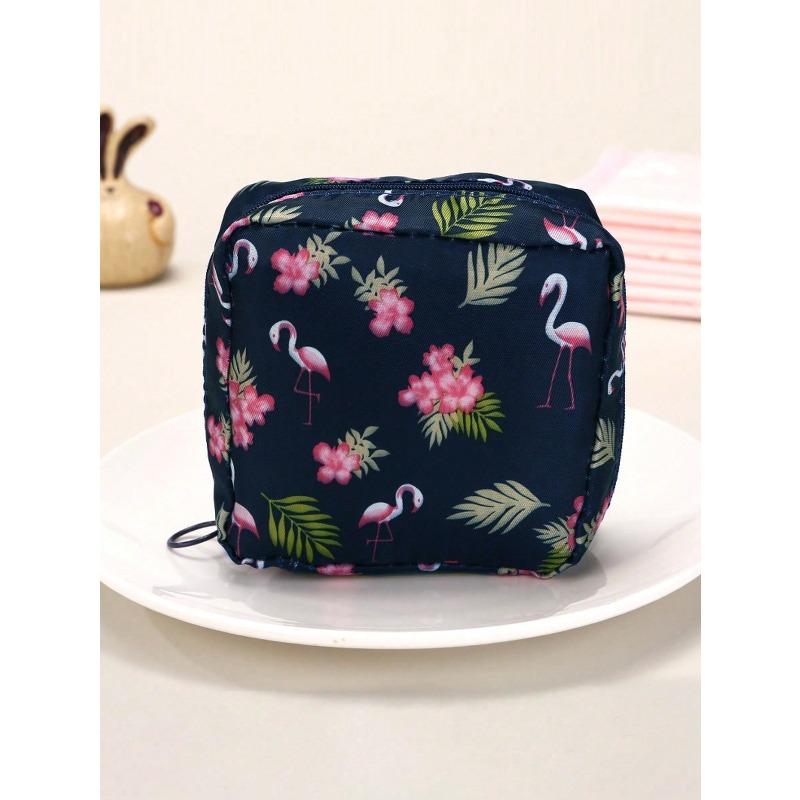 Large Capacity Sanitary Napkin Storage Bag, Cartoon Pattern Sanitary Napkin Storage Bag,  Multi-Purpose Waterproof Storage Bag