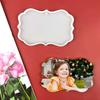 Photo Frame Keychain Epoxy Resin Mold Dog Tag Pendant Silicone Mould for DIY Epoxy Resin Molds Crafts Jewelry Making Accessories