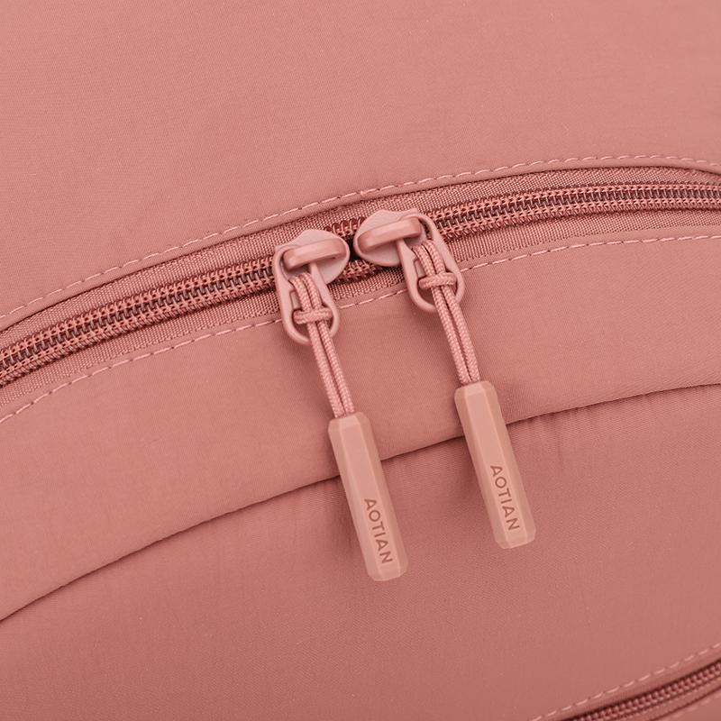 Solid Color Women Backpack Outdoor Student Schoolbag Travel Bag