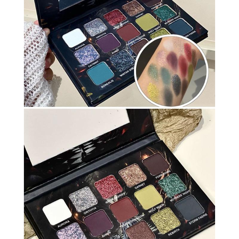 Fifteen Colors Matte Shimmer Fine Glitter Neutral Tone Eyeshadow Makeup Palette