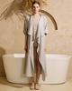 Wave Seoul Wrap Maxi Dress Gray