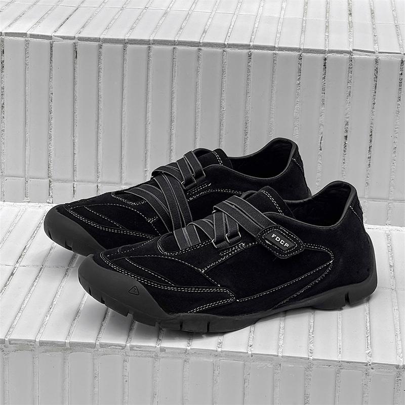 Fashion Lightweight Men's Casual Leather Shoes Comfortable Walking Shoes Daily Wear Hiking Shoes Leisure Walk Treking Footwear Sneakers