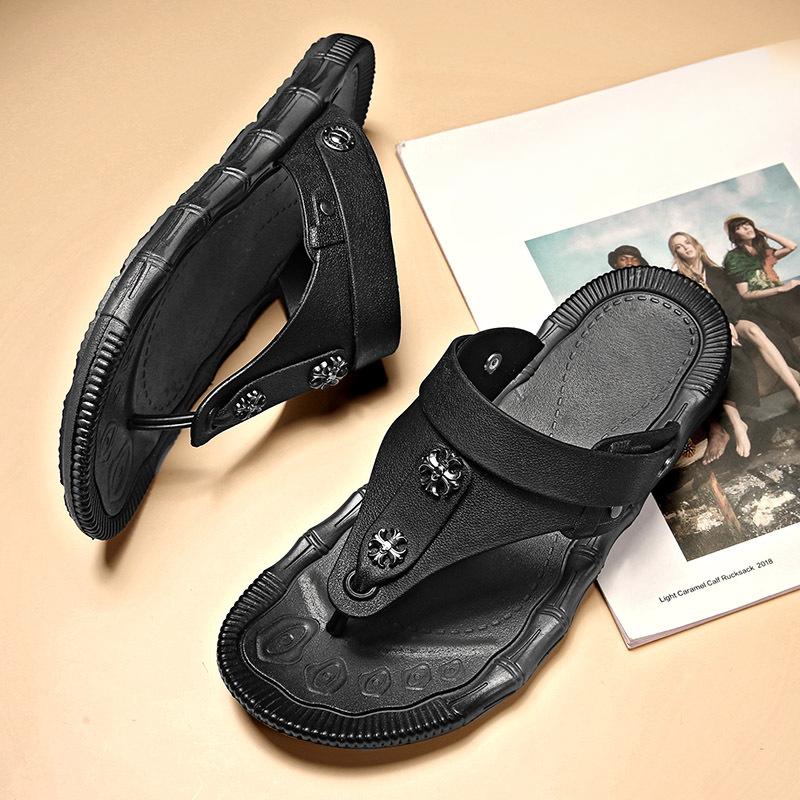 

Тапочки очень большого размера. Мужские летние уличные шлепанцы. Спортивные повседневные пляжные сандалии двойного назначения. 41