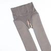 Dame Undertøj Høj Talje Åben Skridt Strømpebukser Termiske Strømpebukser Varme Bukser Leggings Fleece Foring