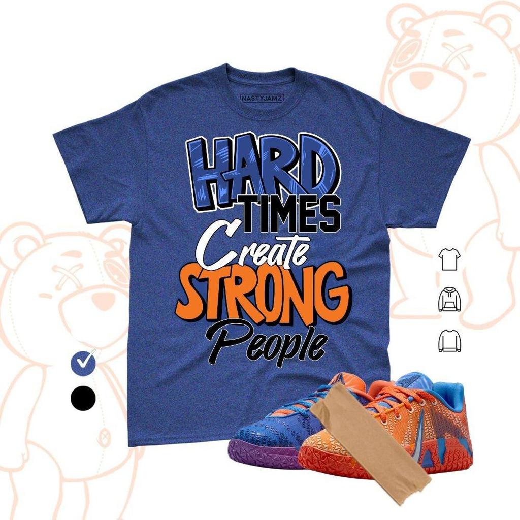Ja 3 Knicks Blue Crystal Turf Orange Match Shirt and kids tshirt 2026, Sneaker Matching Tee, Bella Canvas, HARD TIMES NASTY
