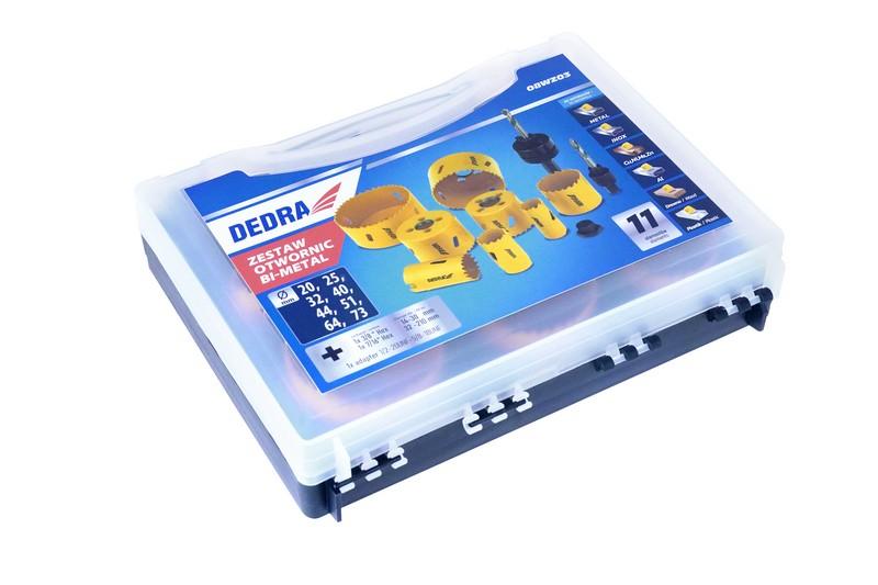 BI-METAL HOLE SAWS SET 11 PCS - DED08WZ03