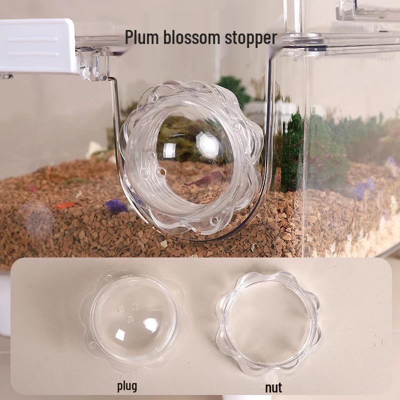Hamster Cage External Tunnel Toy Pipe Accessories for Golden Hamsters