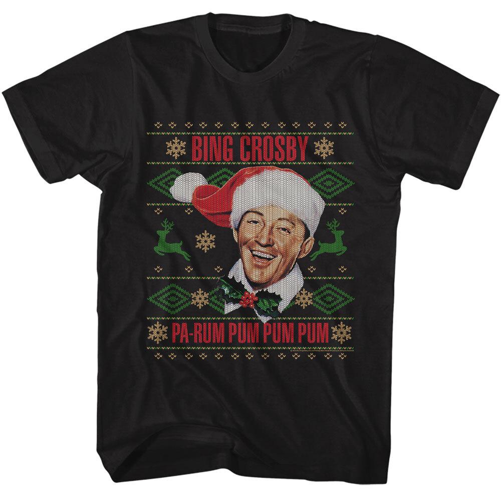 Bing Crosby Pa-Rum Pum Pum Pum Christmas Men s T Shirt Jazz Music Movie Merch S