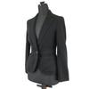 Made In Japan 23KU Wool Tailored Jacket XS Women Black Fully Lined Blazer(USED)