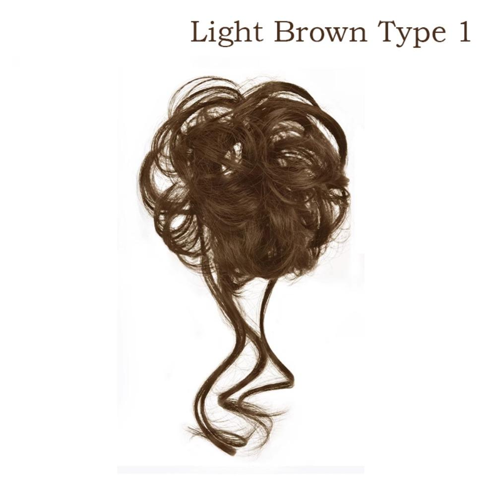 

Резинка для волос «Цветочный бутон» Детский парик Повязка на голову Милые детские детские аксессуары для волос Первый день рождения ребенка Light Brown Type 1