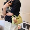 Popular bags women's new trendy fashion pleated handbags, high-quality textured shoulder messenger bags