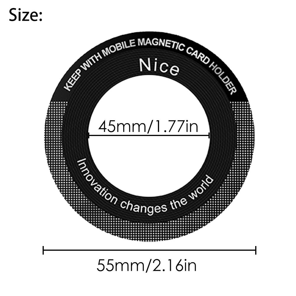 10pcs Magnetic Holder For IPhone Universal Metal Sticker Support Wireless Charger Plate Sheet Magnet Car Holder