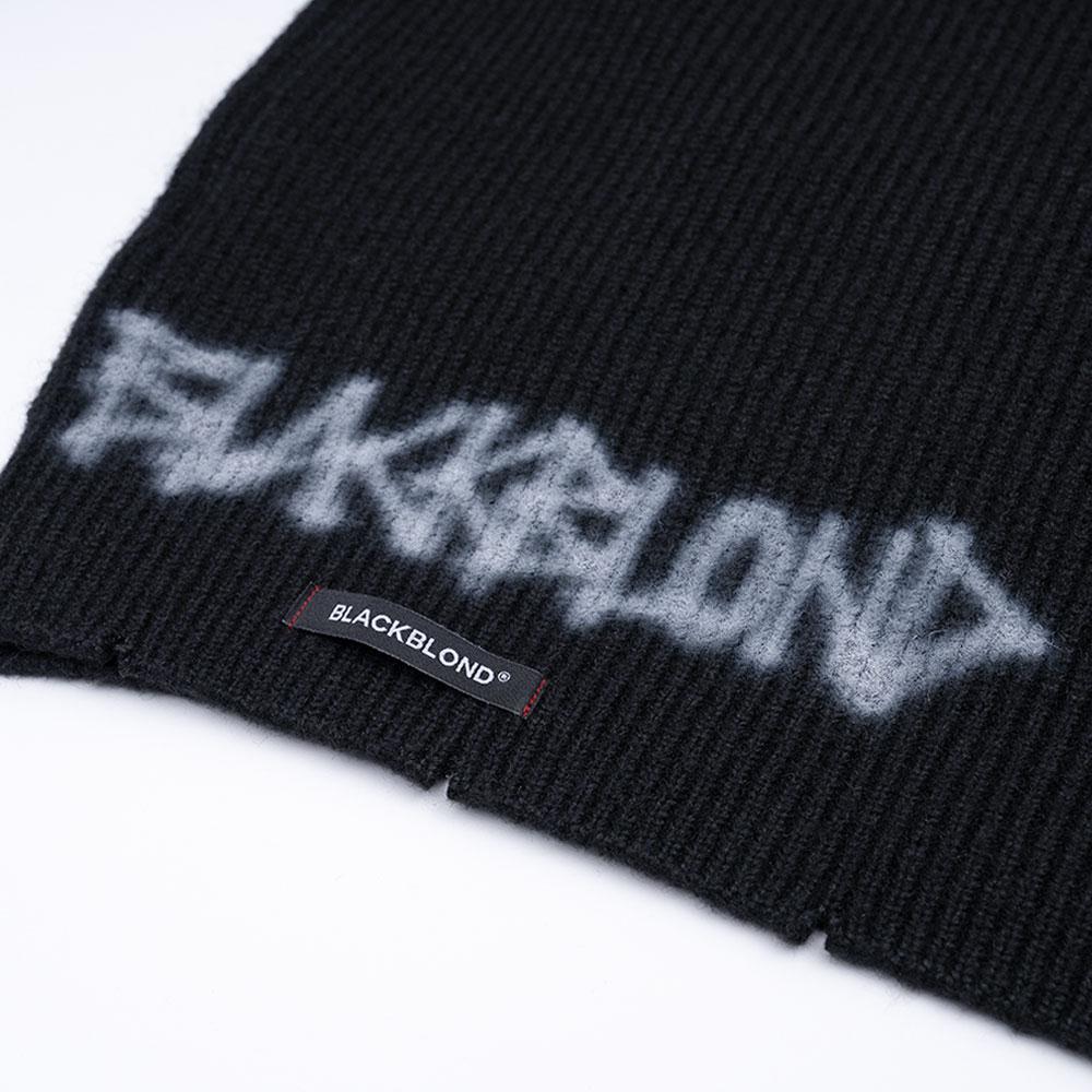 BLACKBLOND Vividi Hand-Stitched Logo Ript Sweater (Black)