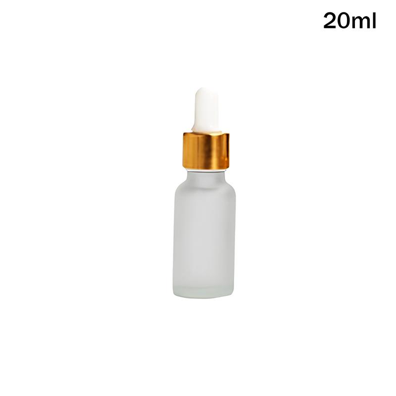10/50/100ml Klare mattierte Glasflaschen Tropfflasche Lotionflasche Glas leere Flasche Wiederverwendbare Spenderflaschen