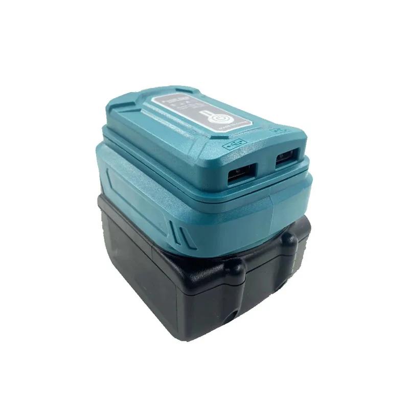 Battery Adapter LED Working Light for Makita/HongSong/Lomvum 14.4V/18V Li-on Battery Portable Power Bank With Dual USB Port