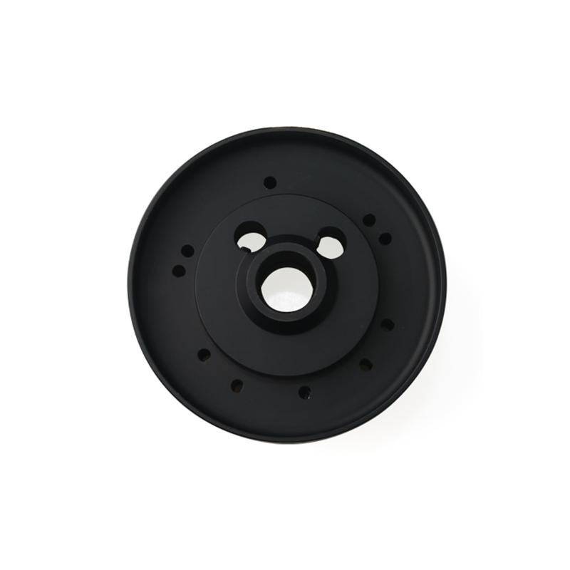 5&6 Hole Steering Wheel Hub Adapter for Chevy GMC Truck 1969-1994, Black