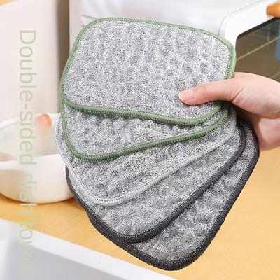 Nowa nieprzywierająca cerata mocne odkażanie chłonna oleju chłonąca kłaczki kuchenna domowa pogrubiona dwustronna ściereczka do naczyń