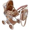MarioToys Doll Pram Deep Pram with Bag