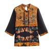 Seidenbluse Damen Sommer Perlen Satin Seidenbluse Temperament Maulbeerseide Kurzarmtop