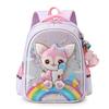 Adorable Cartoon Kids Backpack Large Capacity Nylon For Boys And Girls School Use