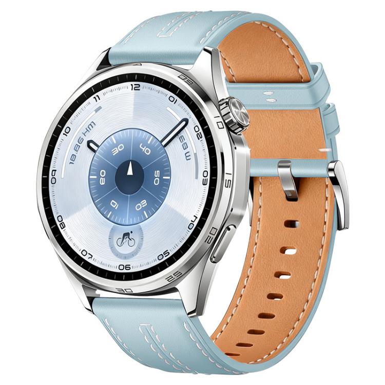 Composite‑Cowhide‑Texture Vegan‑Leather Replacement Watch‑Band Strap For Huawei Watch GT 6 41mm