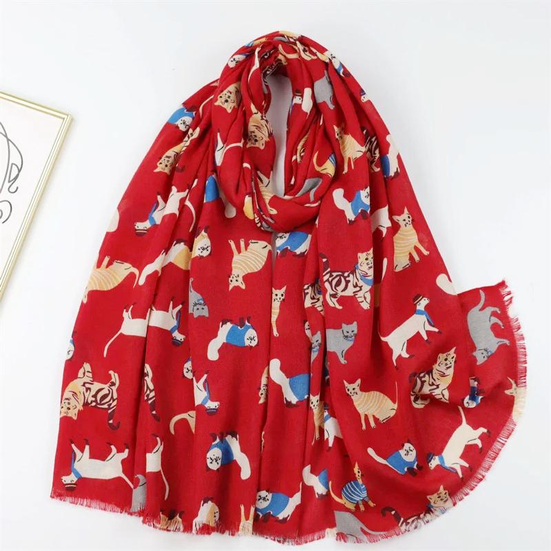 2024 New Fashion Print Ladies Women Scarf Female Cotton Linen Shawl Tassel Four Seasons Muslim Hijab Wrap 90*180cm