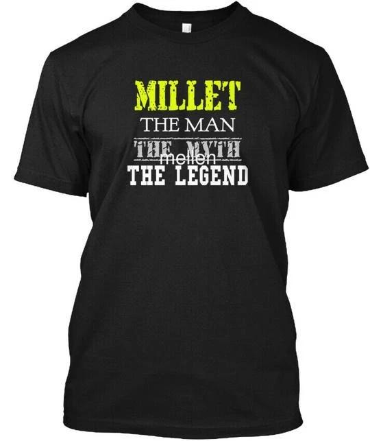 

Millet Man The Myth Legend T shirt Made in the USA Size S to 5XL 2XL