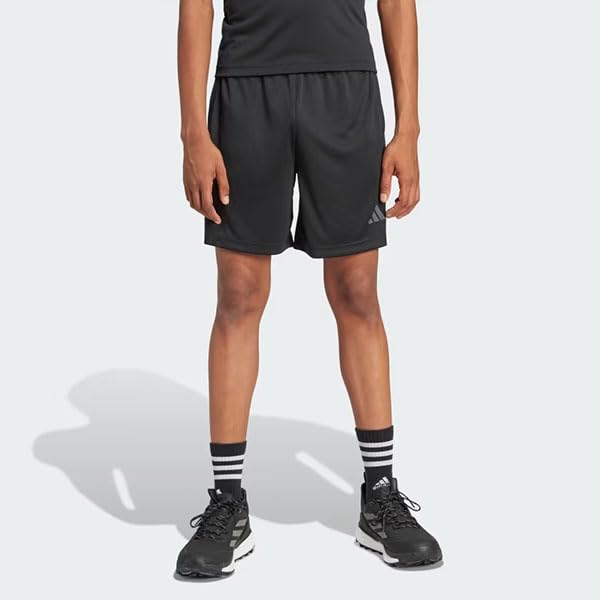Adidas Aero Lady Sereno Cut Shorts Six Size for and Lifestyle Three-Stripes IZA52, Men's, Black/Gray (IR9738), J/2XL, Training, Gym, Casual,
