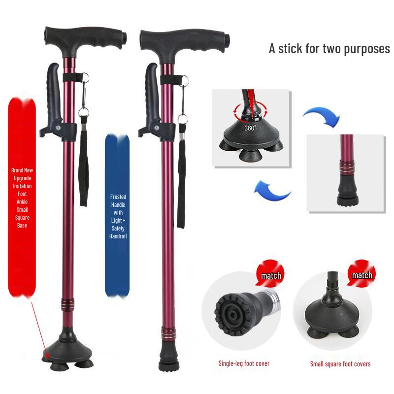 

Kedenor Telescopic Aluminum Walking Cane with Light