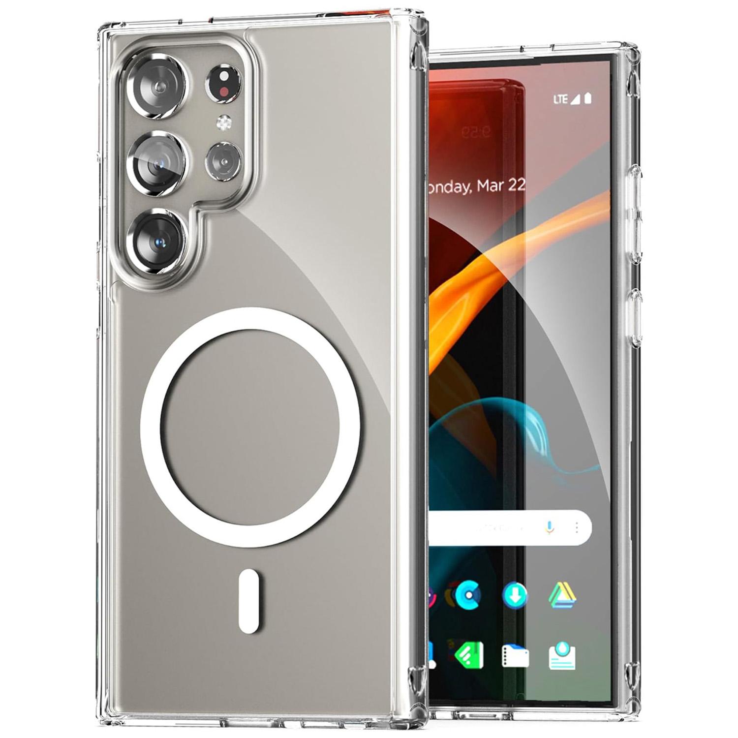 

VILI MAG-C Series For Samsung Galaxy S24 Ultra Magnetic Phone Case PC+TPU Shockproof Cover A