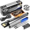 USB Rechargeable USB Soldering Iron Set Adjustable Temperature Cordless Soldering Pen Set  Home Use