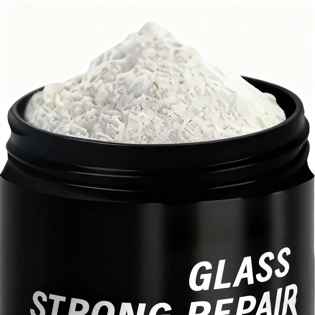 Auto Glass Cleaner 85g Powder Restorer with Sponge Car Window Oil Film Remover for Automotive Motorcycle Mirror Interior