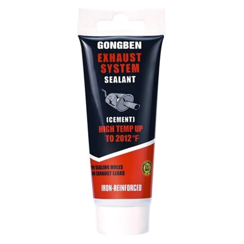 

Герметик для выхлопной трубы, термостойкий клей, мастика для глушителя, высокотемпературный ремонтный комплект для выхлопной системы, устойчивый к 1100°C, высокая герметичность