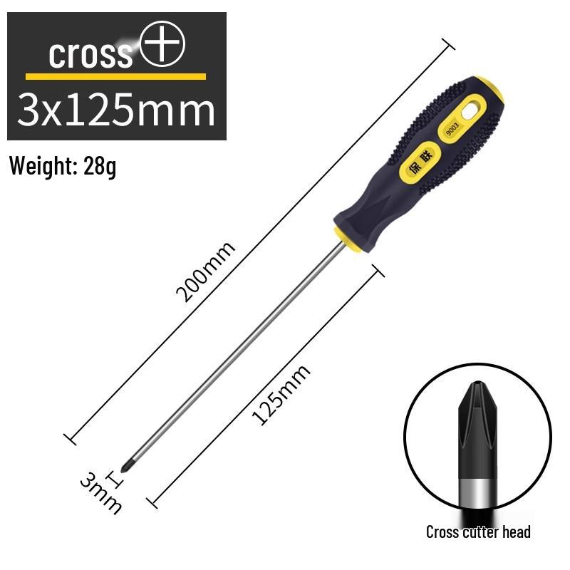 Przemysłowy Magnetyczny Zestaw Śrubokrętów Phillips i Płaskich - Zawiera Bardzo Twarde, Mocne i Małe Narzędzia