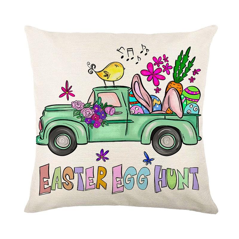 

Пасхальные наволочки, украшения, чехлы для дома, праздничный набор из 4 пасхальных наволочек, наволочка для дивана и прикроватной тумбочки для дома One Size