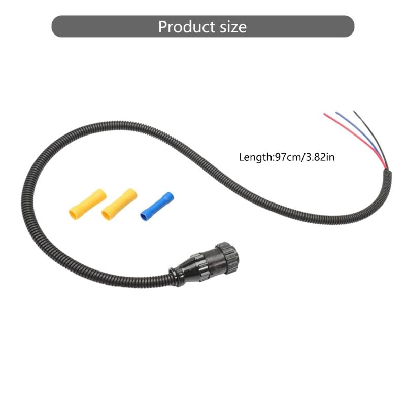 3 Pin Auxiliary Power Cord for Cotton Pickers/Tractor 2155/620/7230/8950 187103A1 86511459 RE37651 AP459
