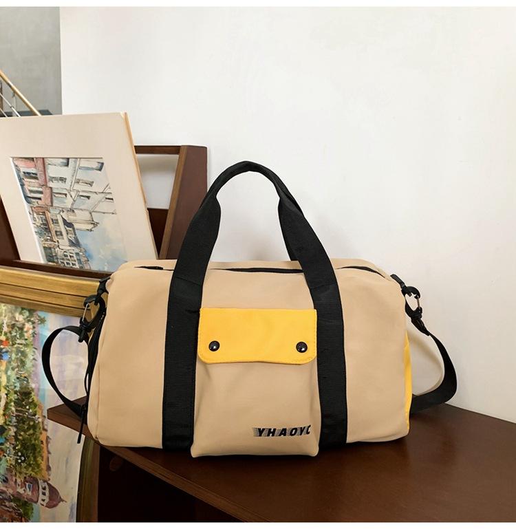 

2025 New Stylish Gym Bag with Wet Dry Shoe Compartment, Yoga Sports Duffle Bag for Women, Water-Resistant Travel Workout Bag